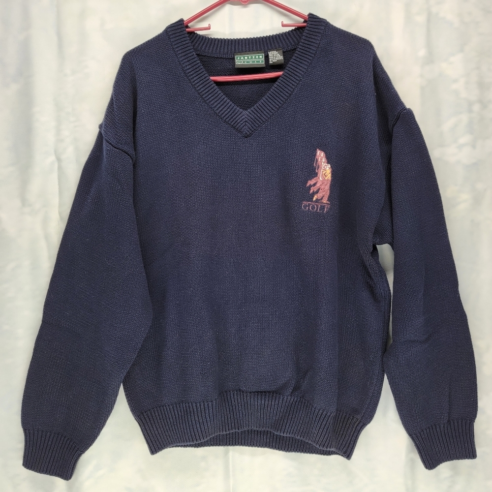 Jantzen Golf Vintage Sweater sz Large